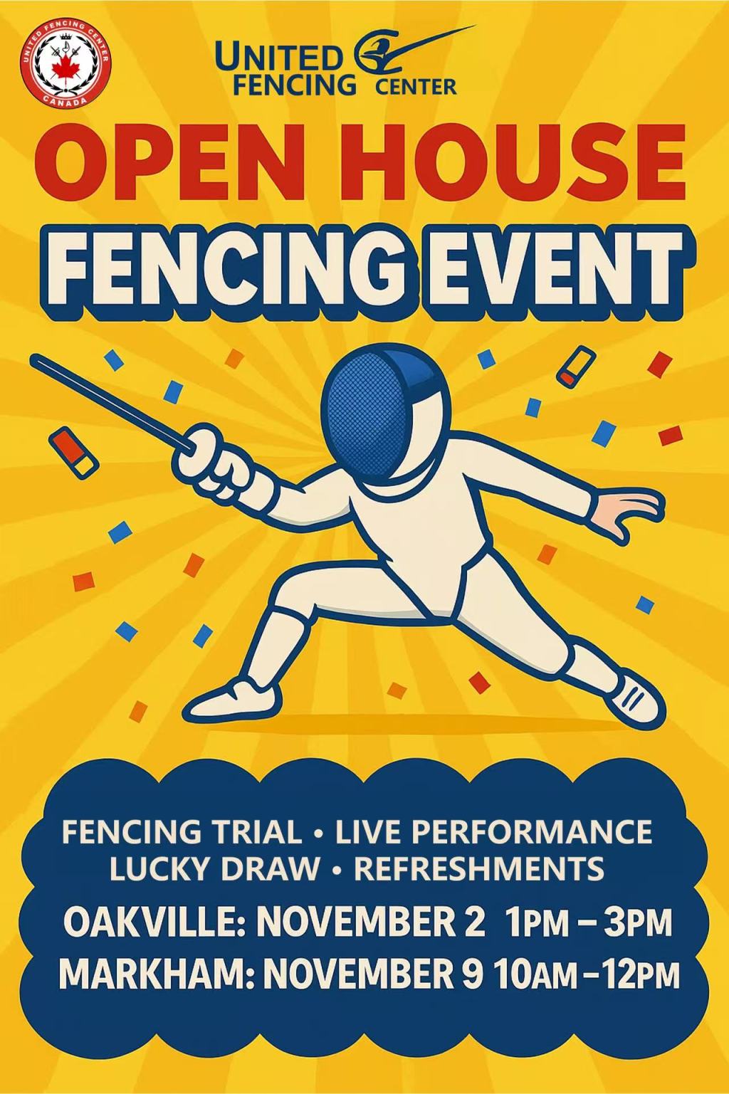 United Fencing Center | Open&nbsp;House